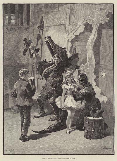 Dans les coulisses, rafraîchir le dragon - Gordon Frederick Browne